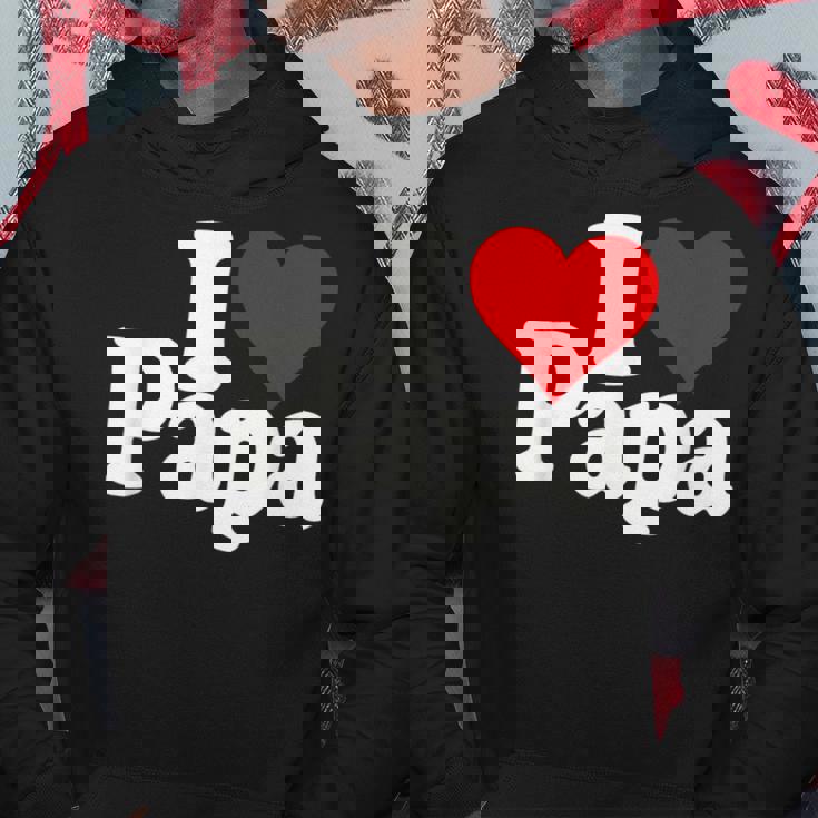 アイラブハートパパ父の日パパパパ パーカー 面白い贈り物