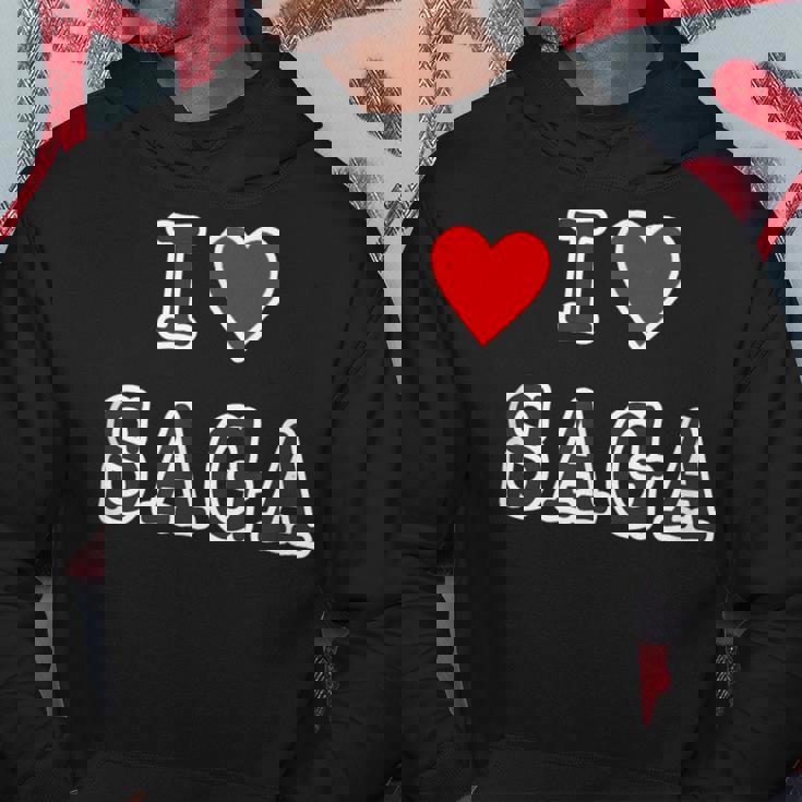 アイラブ・Saga 佐賀（I Love ハート）【47都道府県】ジモt ティ 地元 旅行 グッズ お土産 面白 パーカー 面白い贈り物