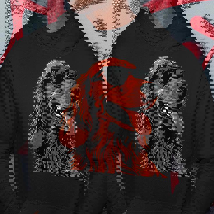 アイリッシュセッター犬種グラフィック。 パーカー 面白い贈り物