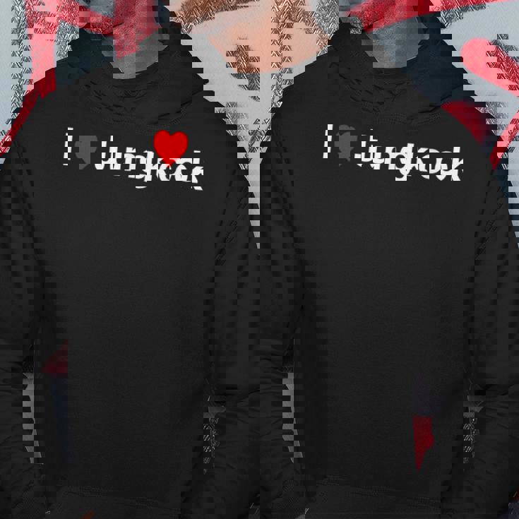 アイ・ハート・ジョングク パーカー 面白い贈り物