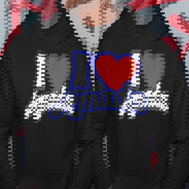 アイ・ラブ・アマダ パーカー 面白い贈り物