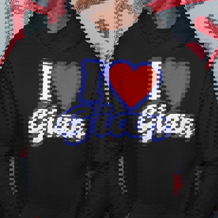 アイ・ラブ・ジャイアン パーカー 面白い贈り物