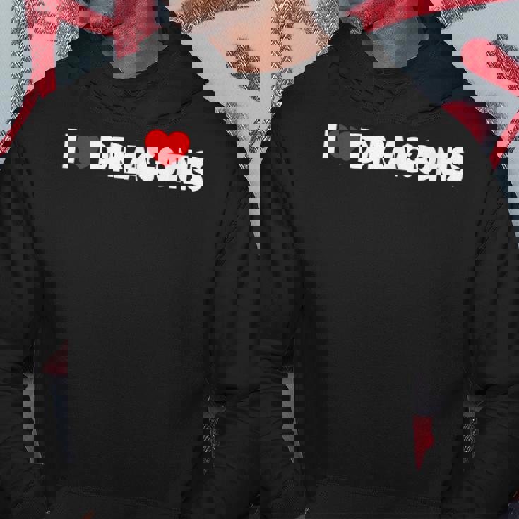 アイ・ラブ・ドラゴンズ パーカー 面白い贈り物