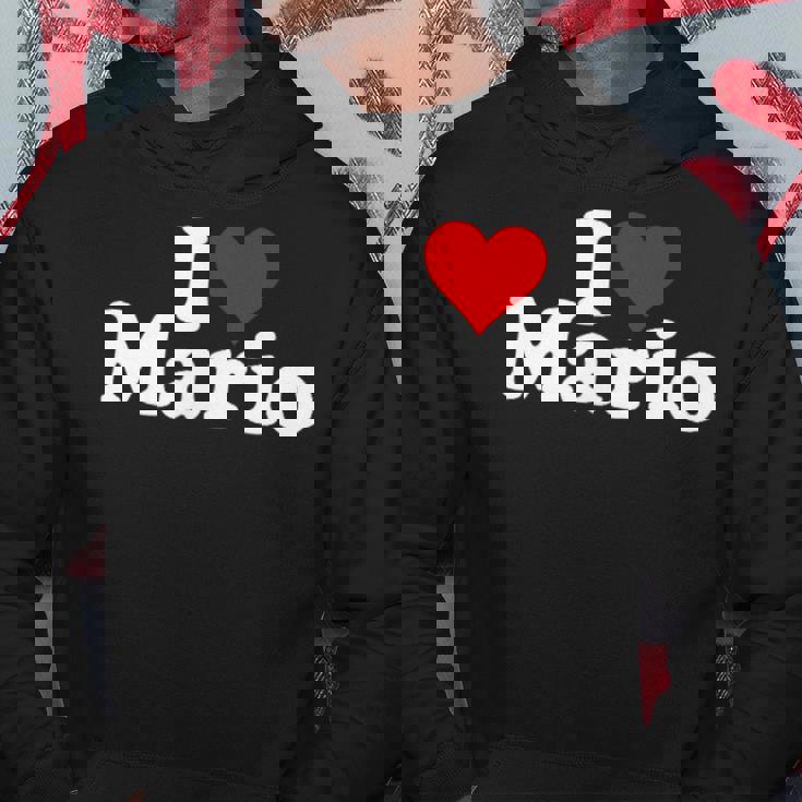 アイ・ラブ・ハート・マリオ パーカー 面白い贈り物