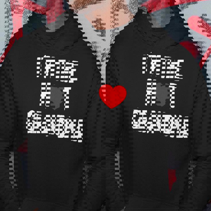 アイ・ラブ・ホット・グランマ-アイ・アム・ザ・ホット・グランマ パーカー 面白い贈り物