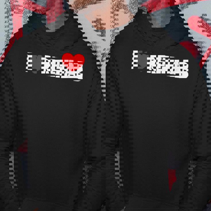 アイ・ラブ・リハビリ パーカー 面白い贈り物