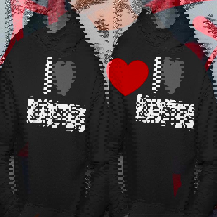 アイ・ラブ・ロードスター パーカー 面白い贈り物