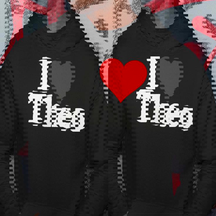 アイ・ラヴ・ハート・テオ・セオドア パーカー 面白い贈り物