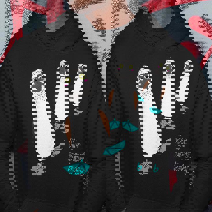 アオアシカツオドリ 鳥 パーカー 面白い贈り物