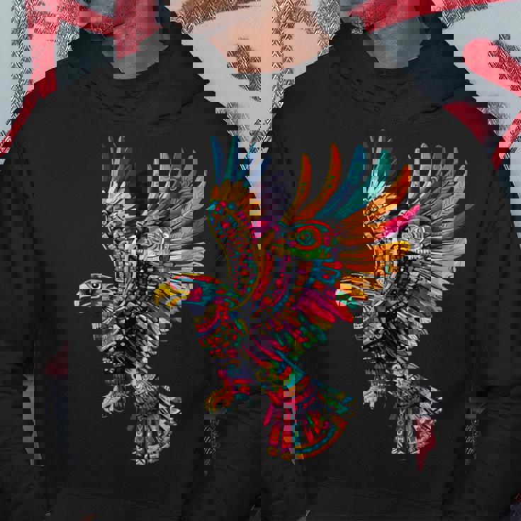 アステカ メキシコ神話 羽をつけた蛇 鷲 マヤ人 パーカー 面白い贈り物