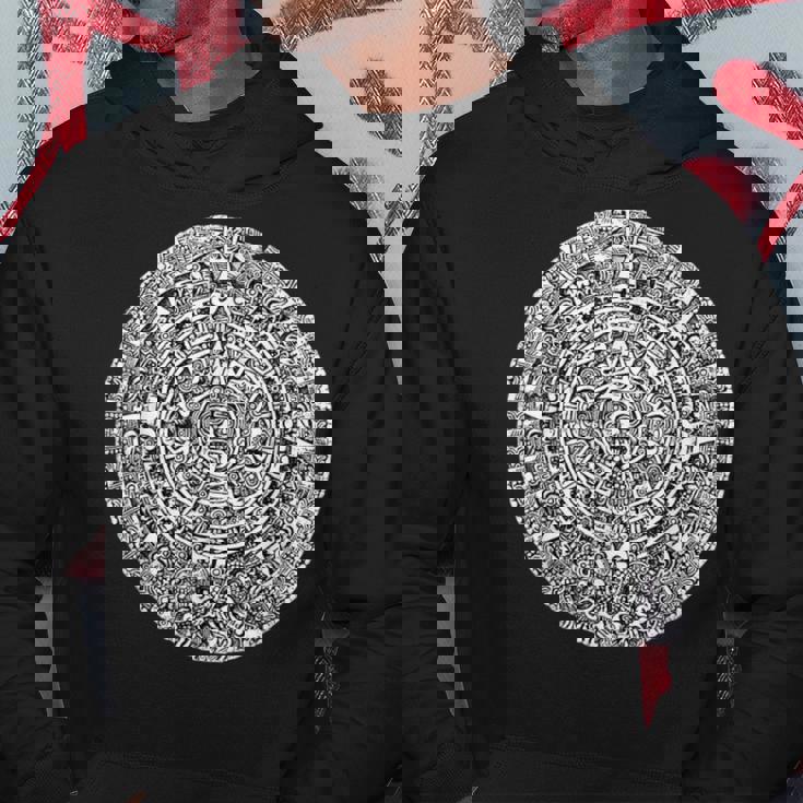 アステカまたはマヤ暦 パーカー 面白い贈り物