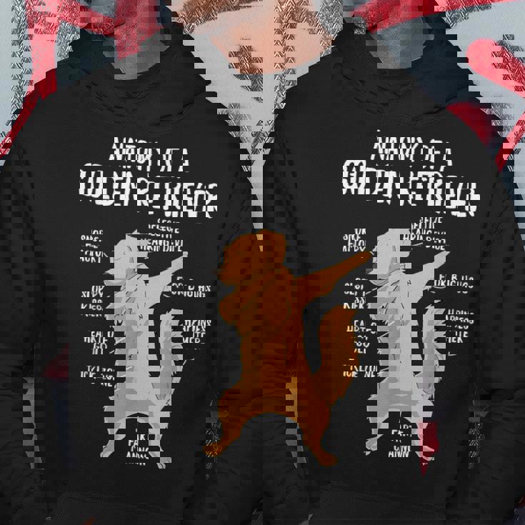 アナトミー・オブ・ア・ゴールデン・レトリバー 犬 オーナー 子犬 面白い キュート パーカー 面白い贈り物