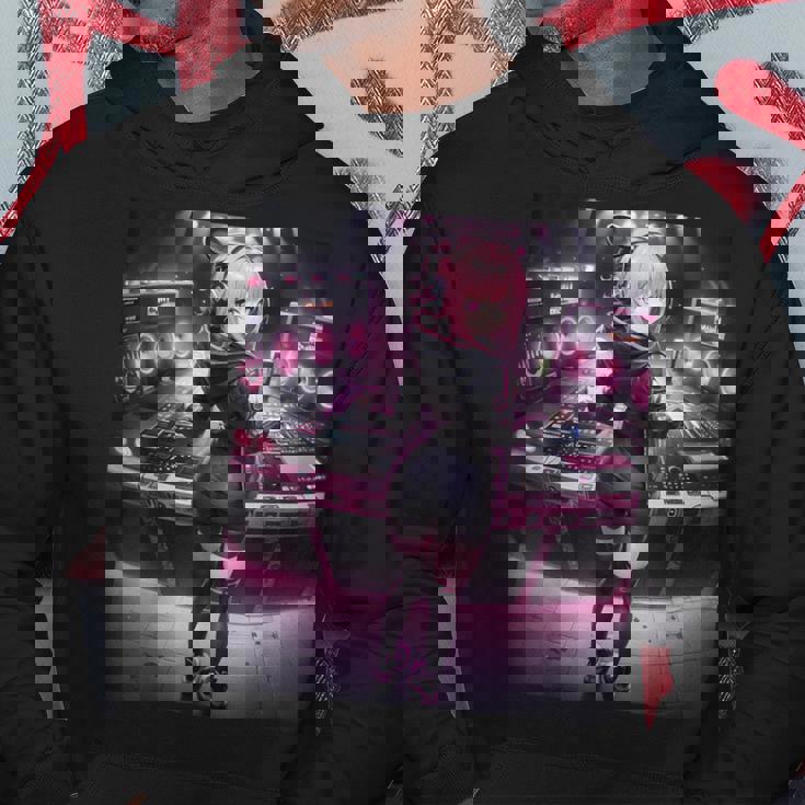 アニメ・漫画風 カワイイdj ワイフガール 日本文化 パーカー 面白い贈り物