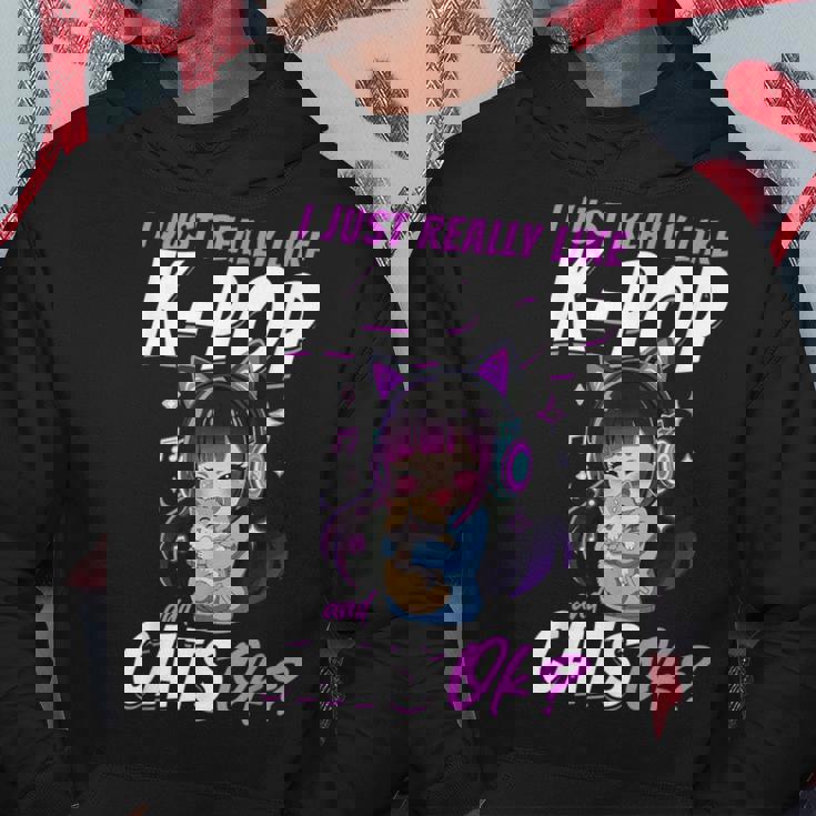 アニメ・猫 K-Pop パーカー 面白い贈り物