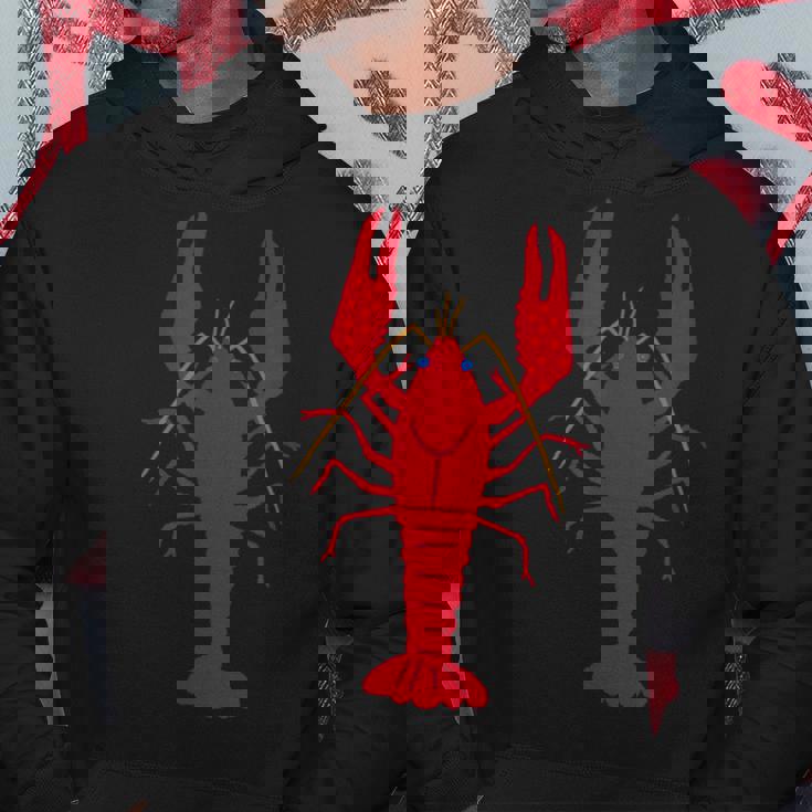 アメリカザリガニ_エビガニ_ザリガニ パーカー 面白い贈り物