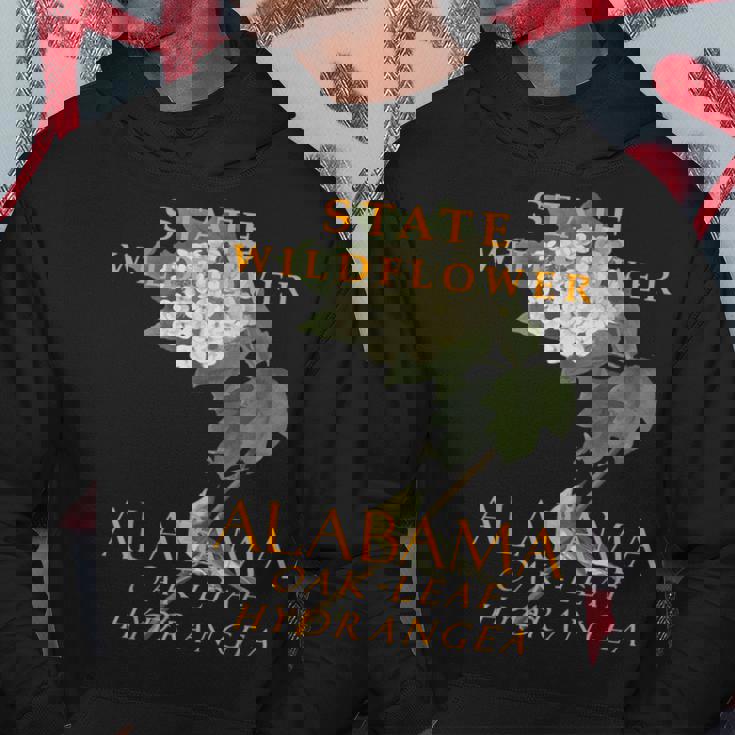 アラバマ準州ワイルドフラワー オークの葉のアジサイ パーカー 面白い贈り物