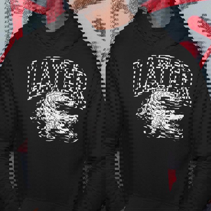 アリゲーター後で面白い皮肉なグラフィックノベルティ格言 パーカー 面白い贈り物