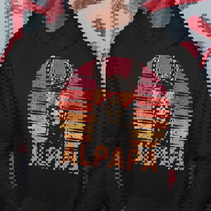 アルパパ アルパカ ラマ お父さんになる お父さん 新しいお父さん パーカー 面白い贈り物