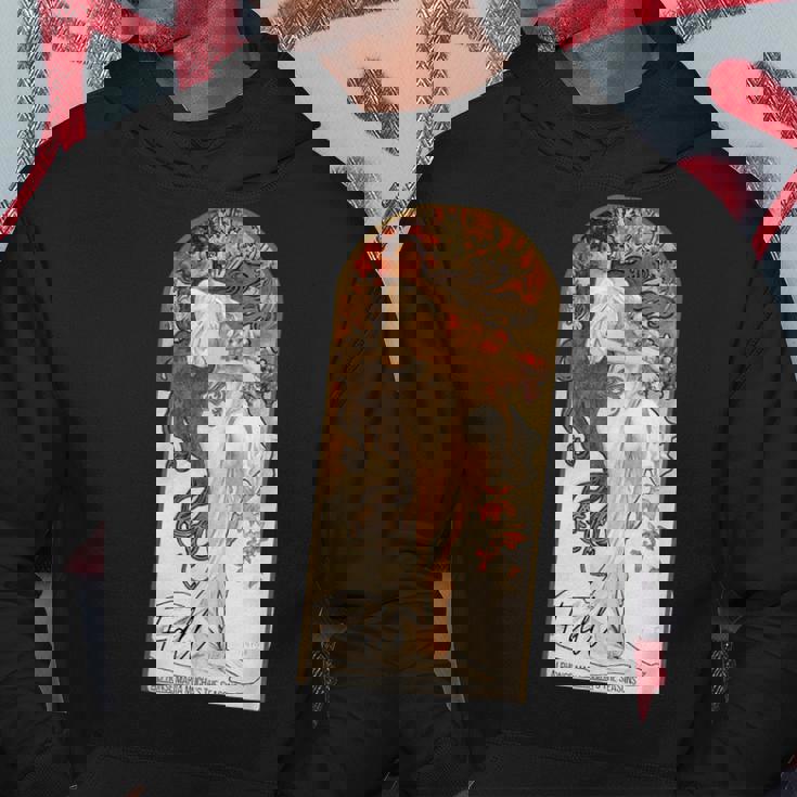 アルフォンス・マリア・ミュシャの「四季」-秋 パーカー 面白い贈り物