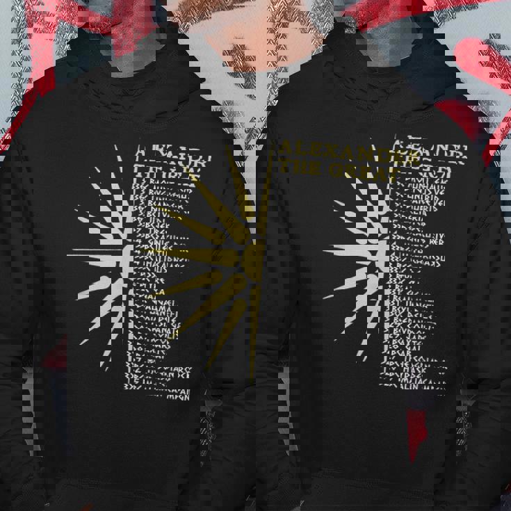 アレクサンダー大王の戦い 古代マケドニア パーカー 面白い贈り物