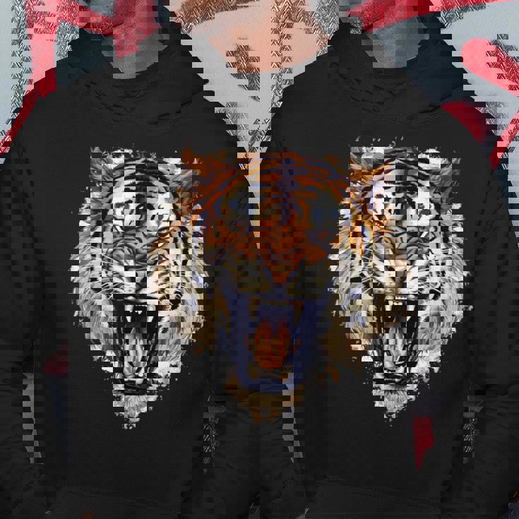 アングリータイガー、ローリングタイガー パーカー 面白い贈り物