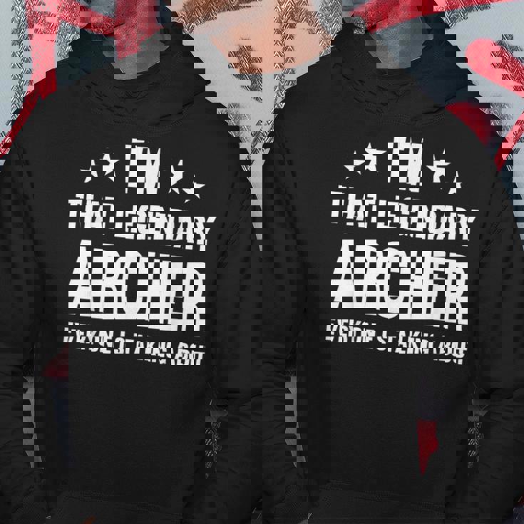 アーチャー 個人名 I'm That Legendary Archer パーカー 面白い贈り物