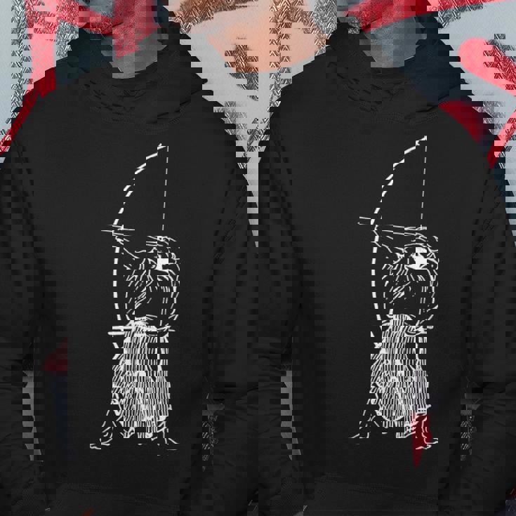 アーチャー 弓道 日本の武道 パーカー 面白い贈り物