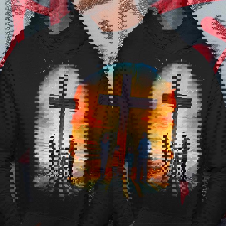 イエスキリストの十字架 – サンライズネイチャークリスチャン パーカー 面白い贈り物