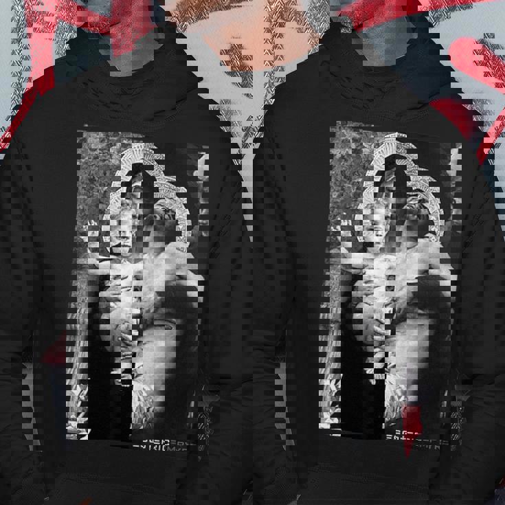 イエス・キリストと母マリア パーカー 面白い贈り物