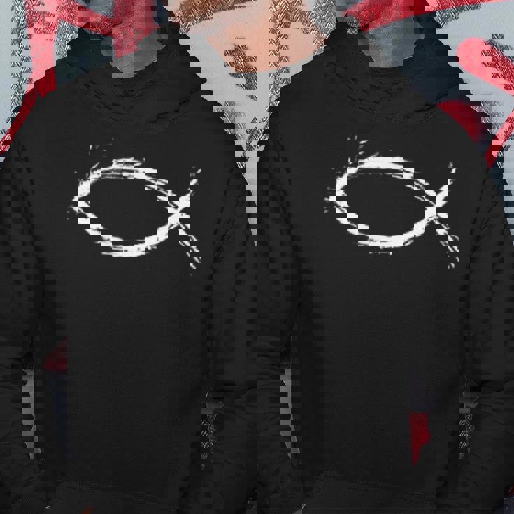 イエス・クリスチャン・イクシーの魚の信仰 パーカー 面白い贈り物