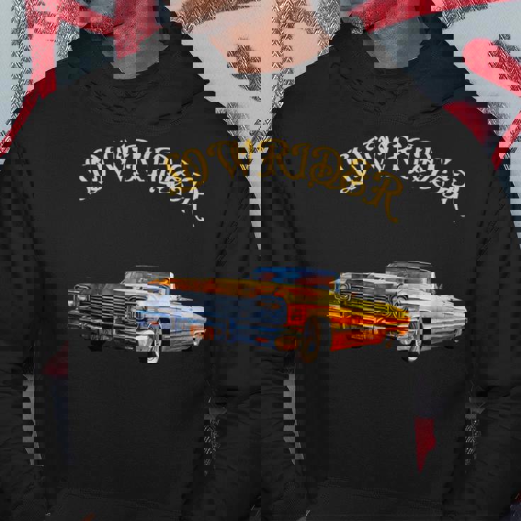 イエロー ローライダー キャデラック パーカー 面白い贈り物