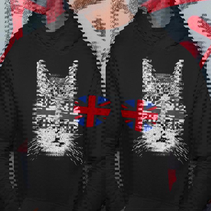 イギリス ユニオンジャック フラッグ イギリス 猫 イギリス パーカー 面白い贈り物