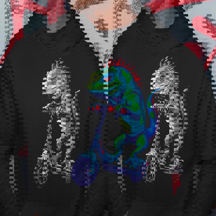 イグアナスクーター パーカー 面白い贈り物