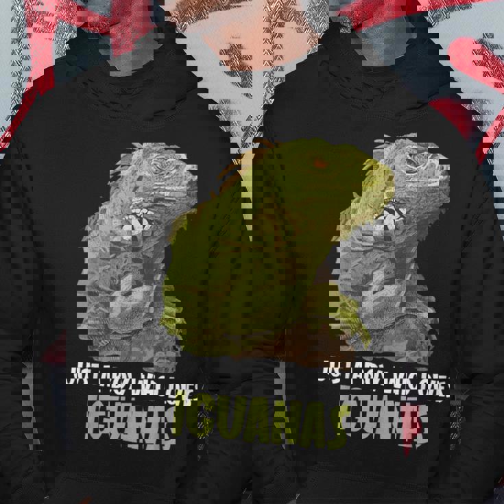 イグアナ・イグアナが大好きな男の子だけ。 パーカー 面白い贈り物