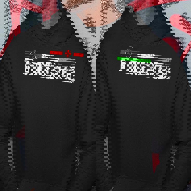 イタリア、フィレンツェのお土産、トリコロールとイタリアの国旗。 パーカー 面白い贈り物