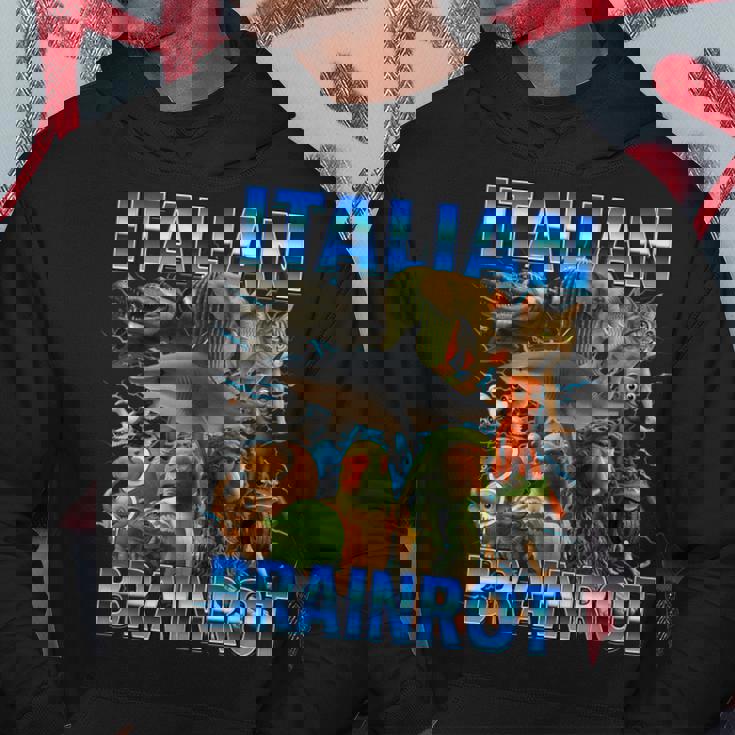 イタリアン ブレイン ミーム トラレロ トラララ ボンバルディーノ クロコディロ パーカー 面白い贈り物