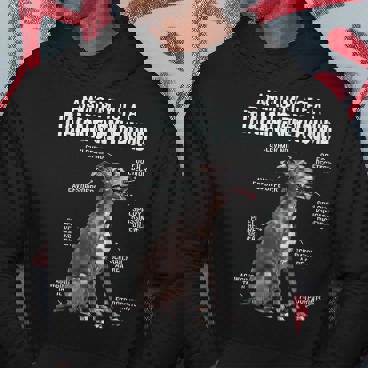 イタリアングレイハウンドの解剖学 パーカー 面白い贈り物