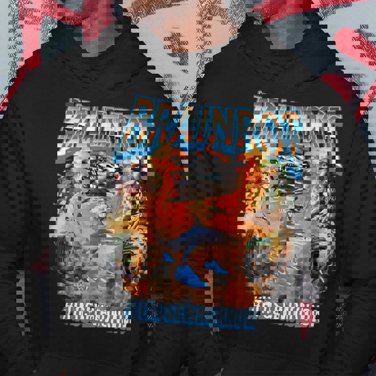 イタリアンブレインロットミームブーツレッグ パーカー 面白い贈り物