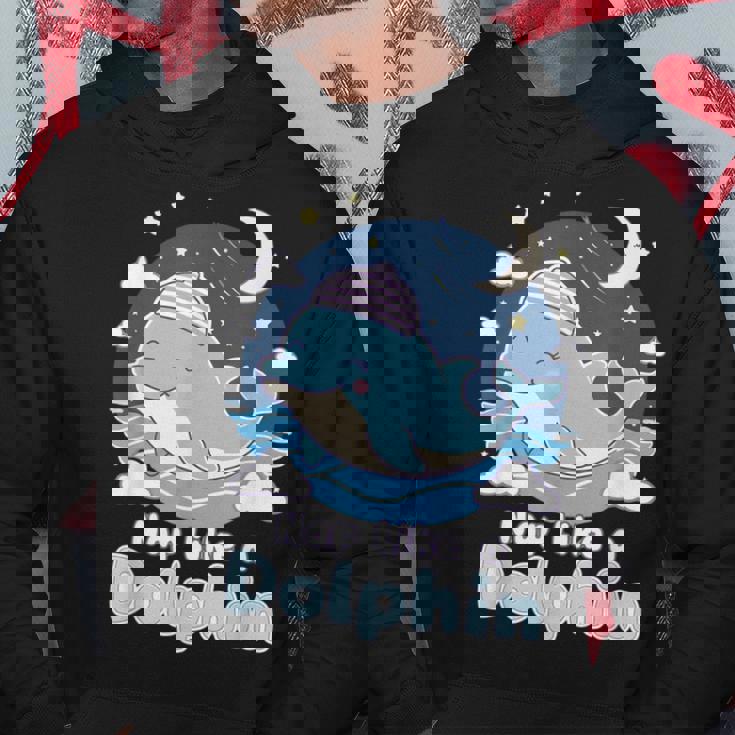 イルカのような昼寝 可愛い眠りイルカ パーカー 面白い贈り物