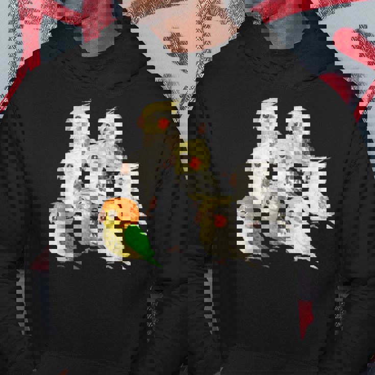 インコ かわいい 小鳥 ペット おもしろ 動物 イラスト パーカー 面白い贈り物