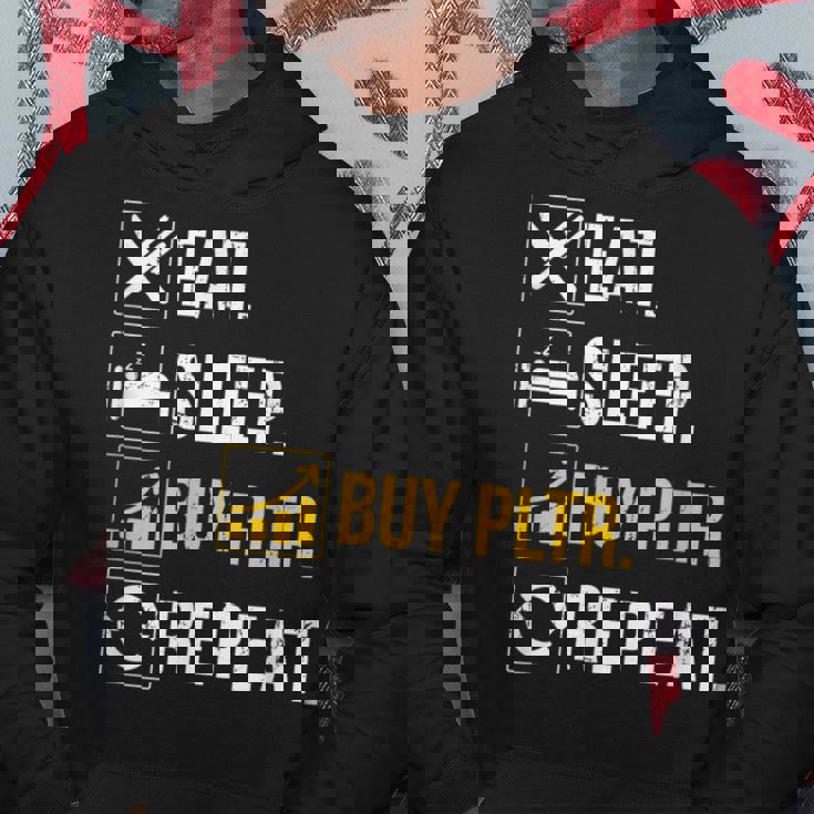 イートスリープインベストベスト Pltr購入パランティア投資。 パーカー 面白い贈り物