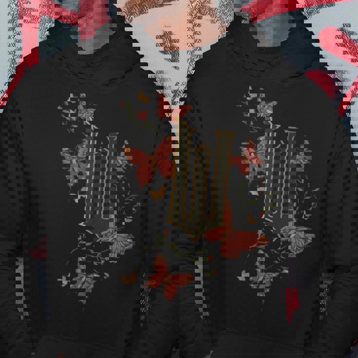 ウィキッドムービーロゴ W バタフライ パーカー 面白い贈り物