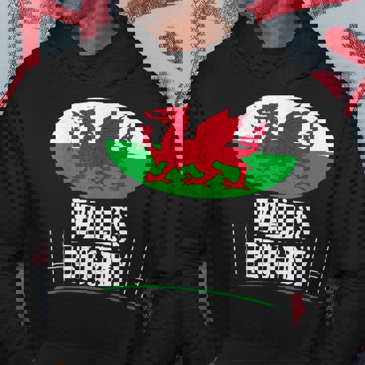 ウェールズ ラグビー チーム Cmon Cymru フラッグ パーカー 面白い贈り物