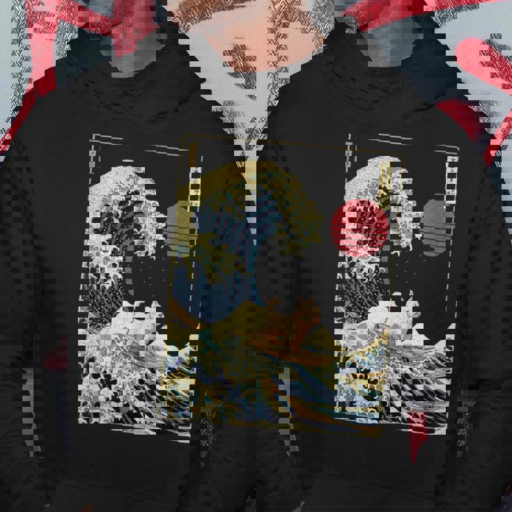 ウエストハイランド ホワイトテリア ウェスティ 日本神奈川波 パーカー 面白い贈り物