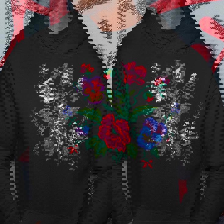 ウクライナの国民服ウクライナの刺繍の花 パーカー 面白い贈り物