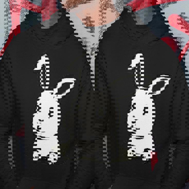 ウサギの穴から出てトラブルに巻き込まれる パーカー 面白い贈り物