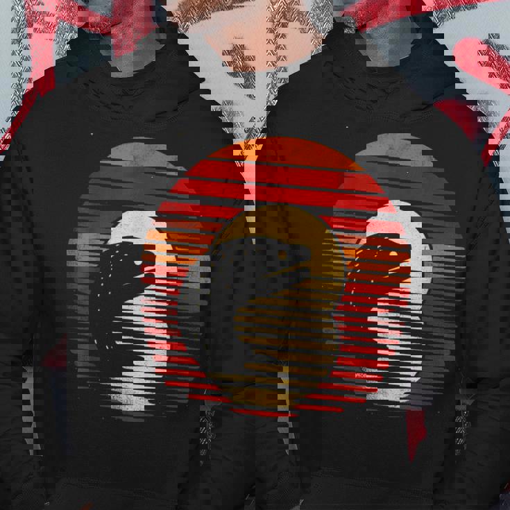 ウツボ サンセット レトロスタイル サファリ ヴィンテージ 70年代 釣り パーカー 面白い贈り物