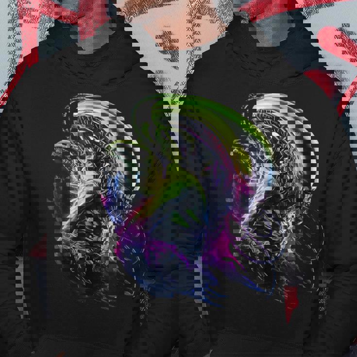 エイリアン 45 周年記念クラシック ゼノモーフ グラフィック ノベル アート パーカー 面白い贈り物