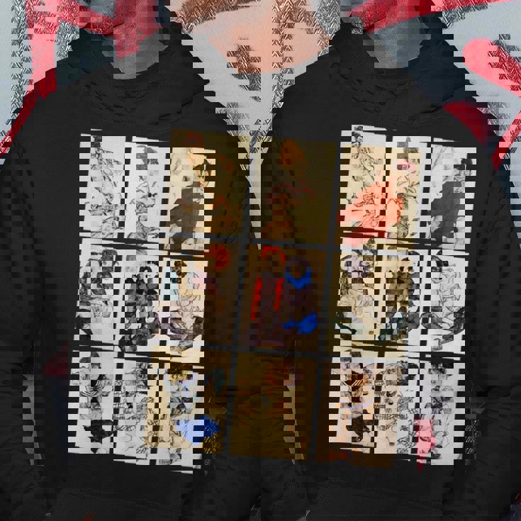 エゴン・シーレアール・ヌーボーによる有名な表現主義の肖像画 パーカー 面白い贈り物