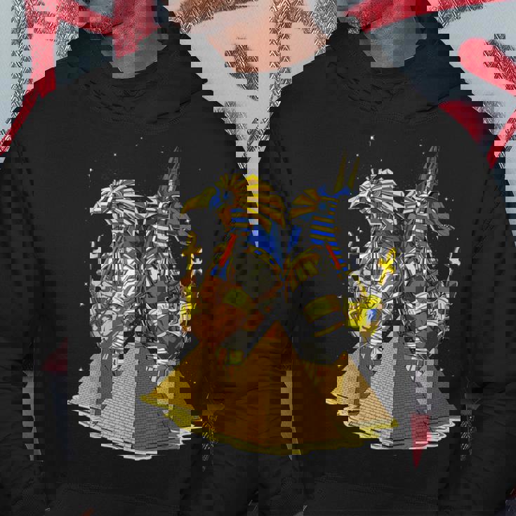 エジプトの神々アヌビスとホルスの目エジプトのピラミッドアンクのシンボル古代エジプト神話 パーカー 面白い贈り物